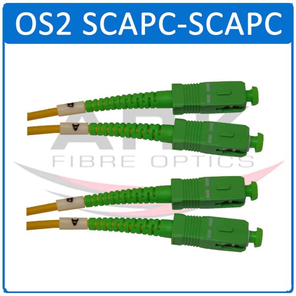 Scapc Scapc Os2 Duplex Fibre Optic Patch Leads Ark Fibre Optics 9295