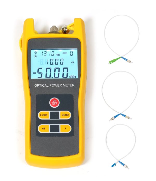 Optical Power Meter with Patch Leads